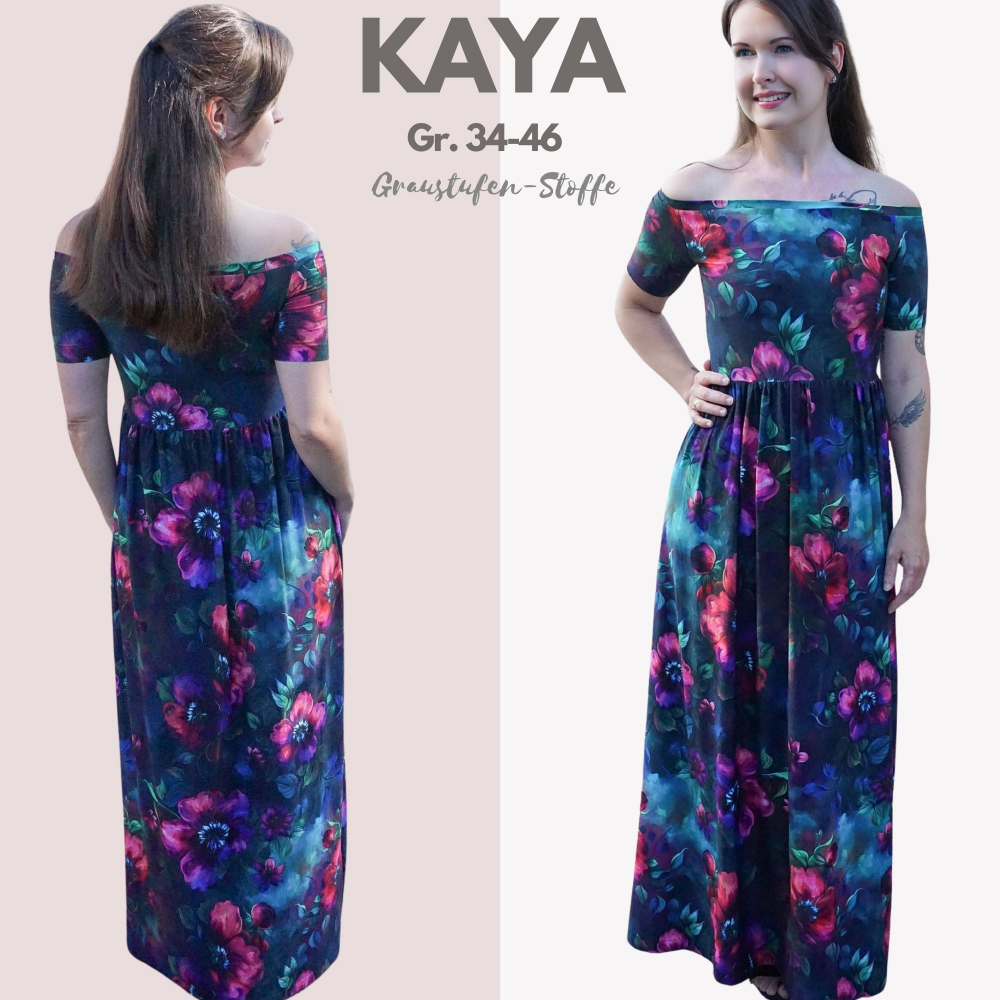 EBook Carmenkleid KAYA Gr. 34 bis 46